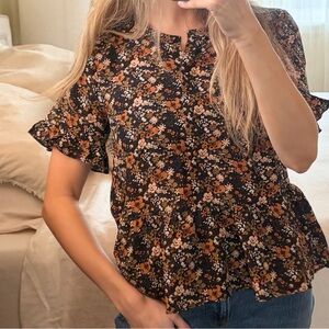 Madewell | Floral Blouse
